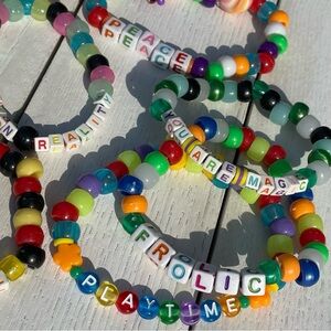 15 Friendship Bracelets Rave Festival GIFTING - PLUR peace love unity respect ❤️